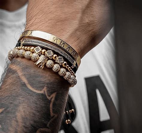 bracelet d'or homme.